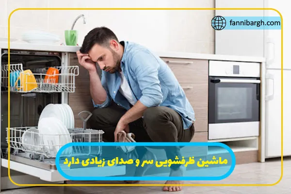 ماشین ظرفشویی سر و صدای زیادی دارد