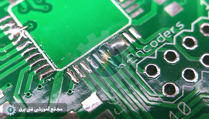 خرابی برد مدار چاپی خرابی PCB
