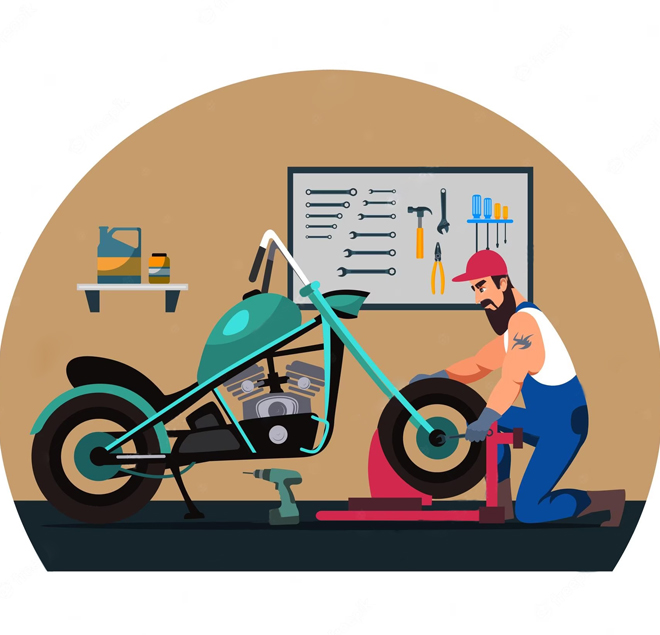 آموزش تعمیرات موتور سیکلت